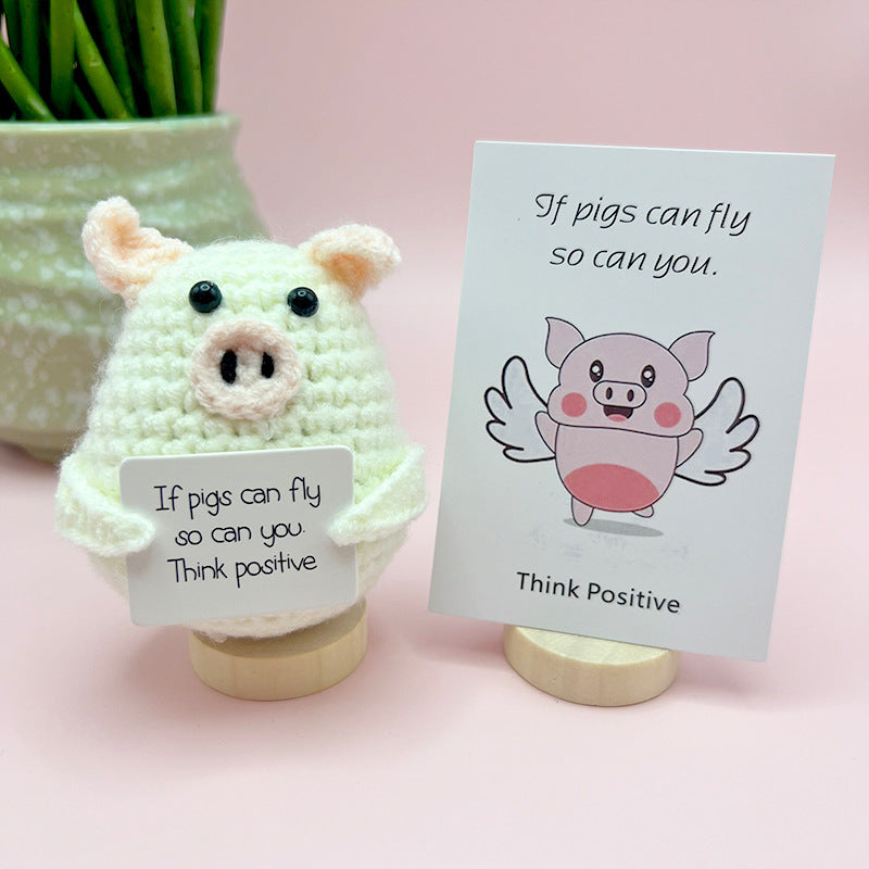 Cute Cucumber Pickle Doll - Top-Rated Knitted Emotional Toy