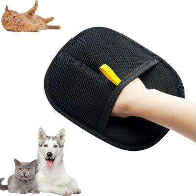 Pet Electrostatic Hair Remover Gloves – Two-Way Brush Comb-World Bazaar Life