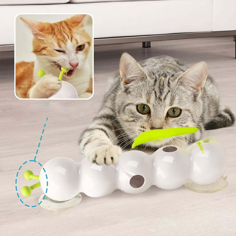 Automatic Teasing Cat Toy with Motion Tail – USB Rechargeable