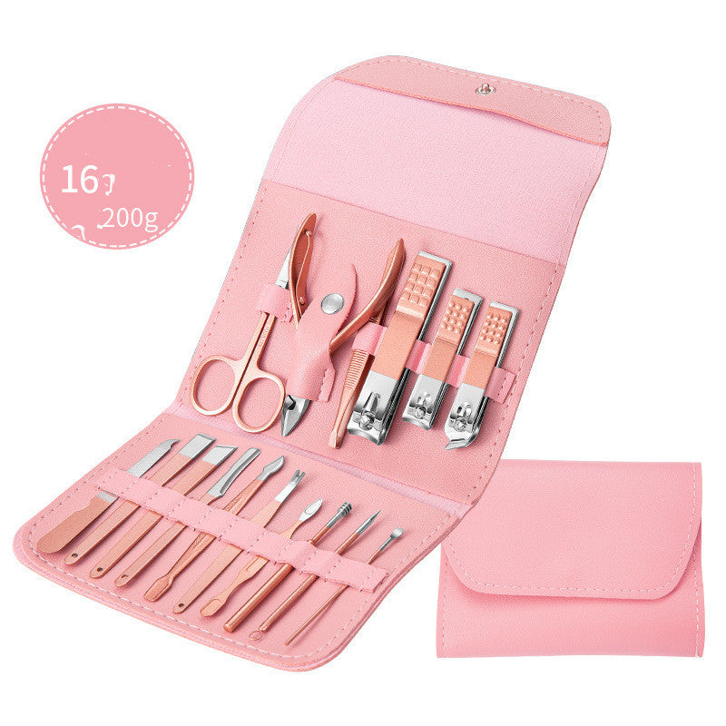 Pro Nail Care Kit – Clippers, Pliers, Knife & Ear Spoon