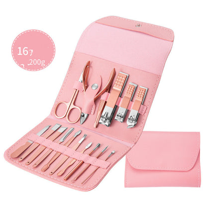 Pro Nail Care Kit – Clippers, Pliers, Knife & Ear Spoon