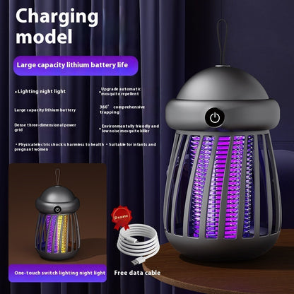 USB Mosquito Killer Lamp - Silent & Safe Trap.