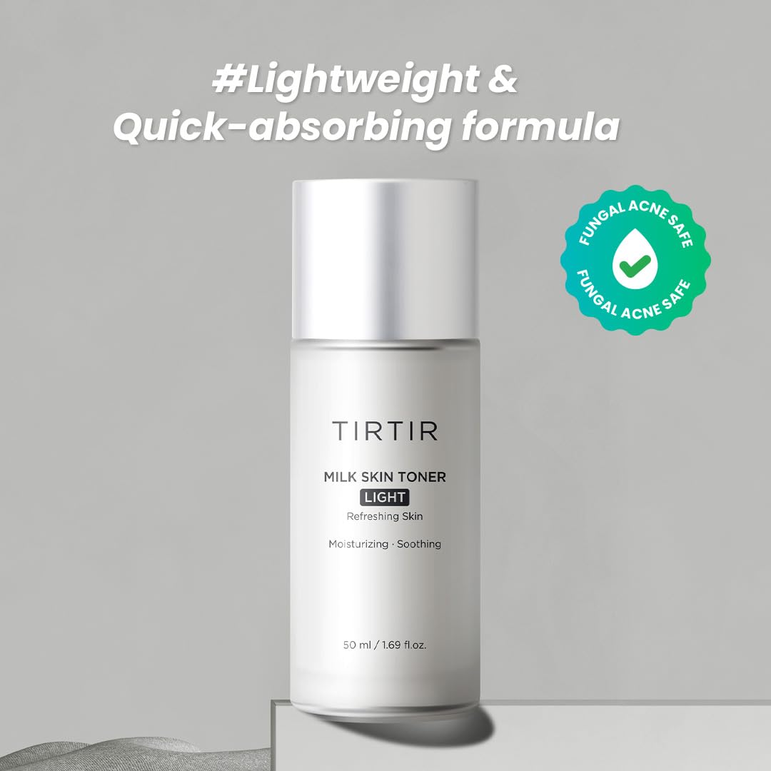 TIRTIR Milk Skin Rice Toner | Deep Hydration, Vegan, 1.69 Fl Oz