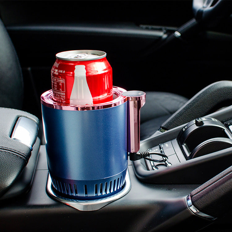 12V Car Cup Holder – Heat & Cool Drinks with Temp Display