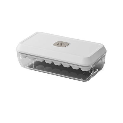 32-Grid Silicone Ice Cube Tray with Lid & Easy Release Ice Box