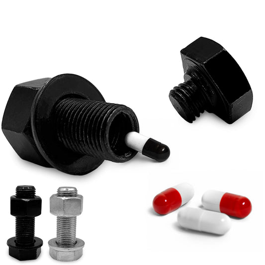 Heavyweight Bolt Nut Diversion Safe - Hidden Storage (Silver)