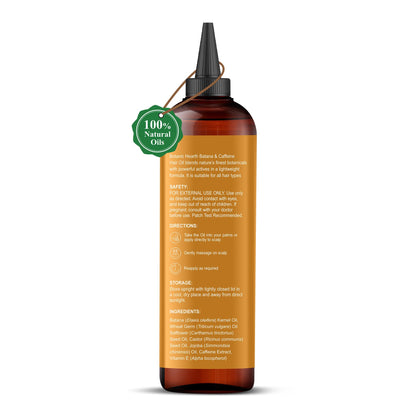 Botanic Hearth 100% Pure Rosemary Oil For Hair Growth (6.7 fl oz) Infused With Biotin, Jojoba & castor Oil | Nourishing & Volumizing | Non GMO Verified