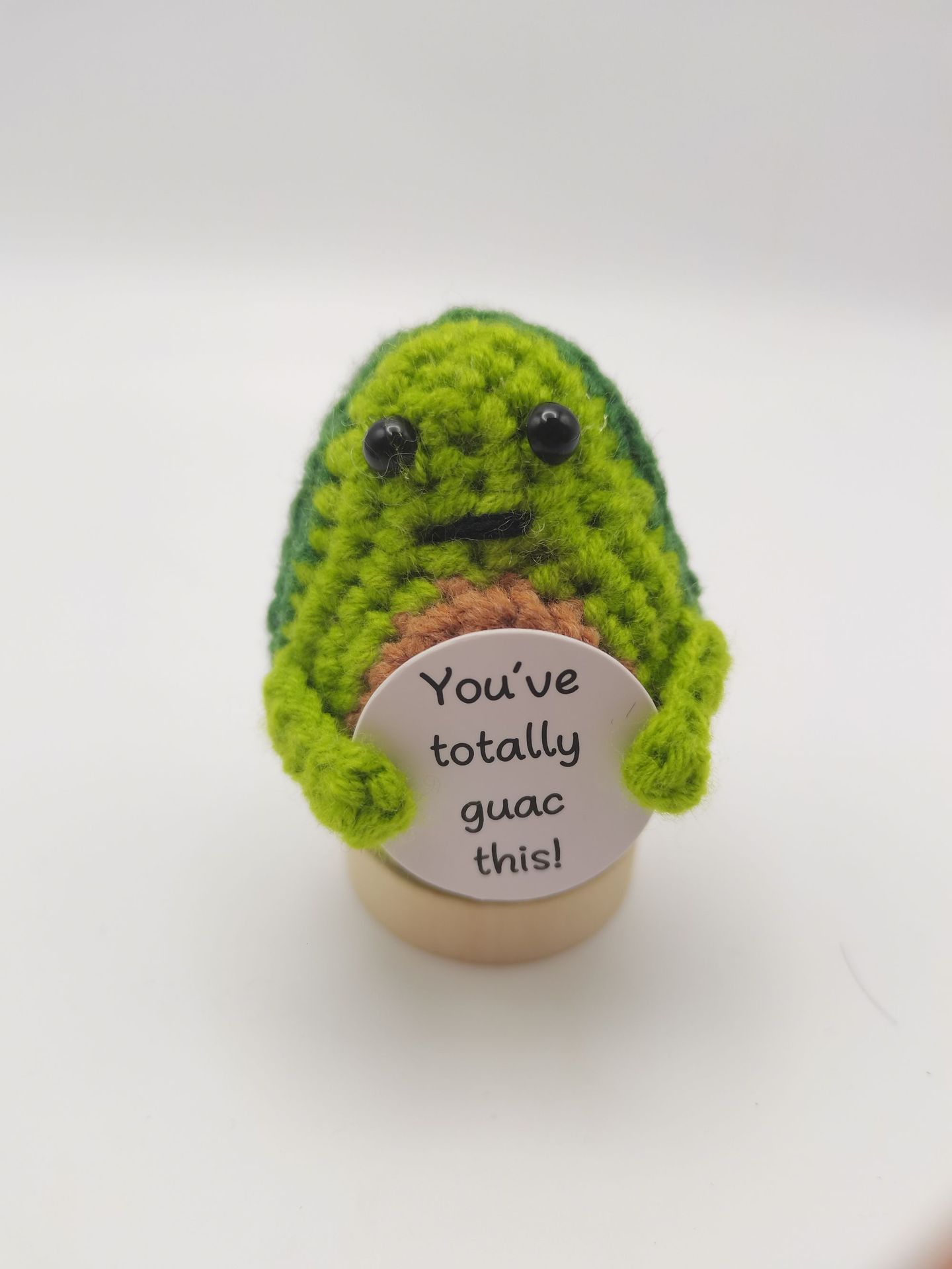 Cute Cucumber Pickle Doll - Top-Rated Knitted Emotional Toy.