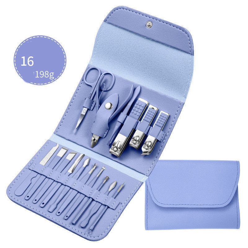 Pro Nail Care Kit – Clippers, Pliers, Knife & Ear Spoon