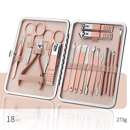 Pro Nail Care Kit – Clippers, Pliers, Knife & Ear Spoon