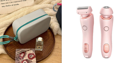 2-in-1 Rechargeable Epilator & Trimmer for Face, Body & Bikini