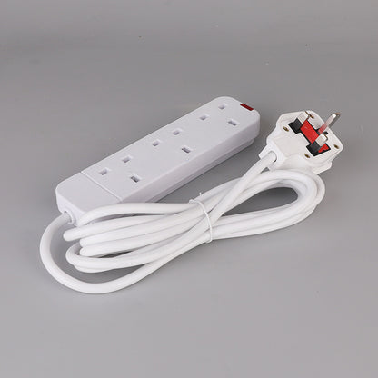 Power Strip With Extension Cable 13A British Standard