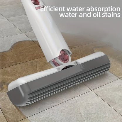 Portable Self-Squeeze Mini Mop – No-Hand Wash, Multi-Surface Cleaner