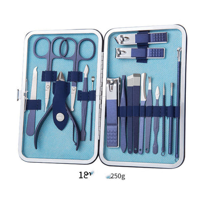 Pro Nail Care Kit – Clippers, Pliers, Knife & Ear Spoon