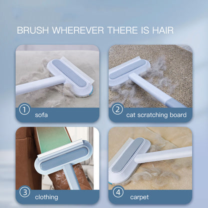 4-in-1 Pet Hair Remover Brush – For Pets, Screens & More!