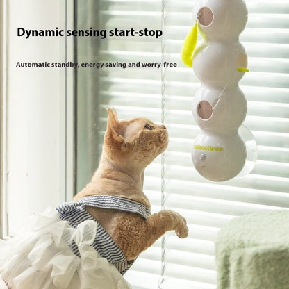 Automatic Teasing Cat Toy with Motion Tail – USB Rechargeable