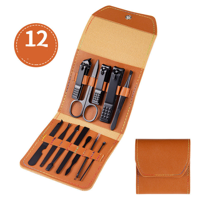 Pro Nail Care Kit – Clippers, Pliers, Knife & Ear Spoon