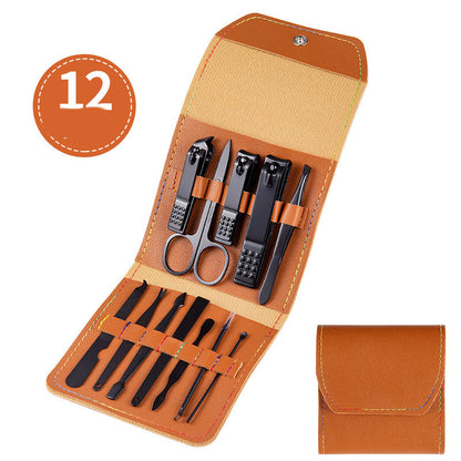 Pro Nail Care Kit – Clippers, Pliers, Knife & Ear Spoon