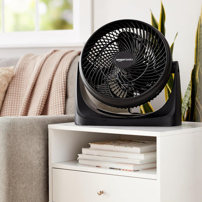 Compact Air Circulator Fan – Black.