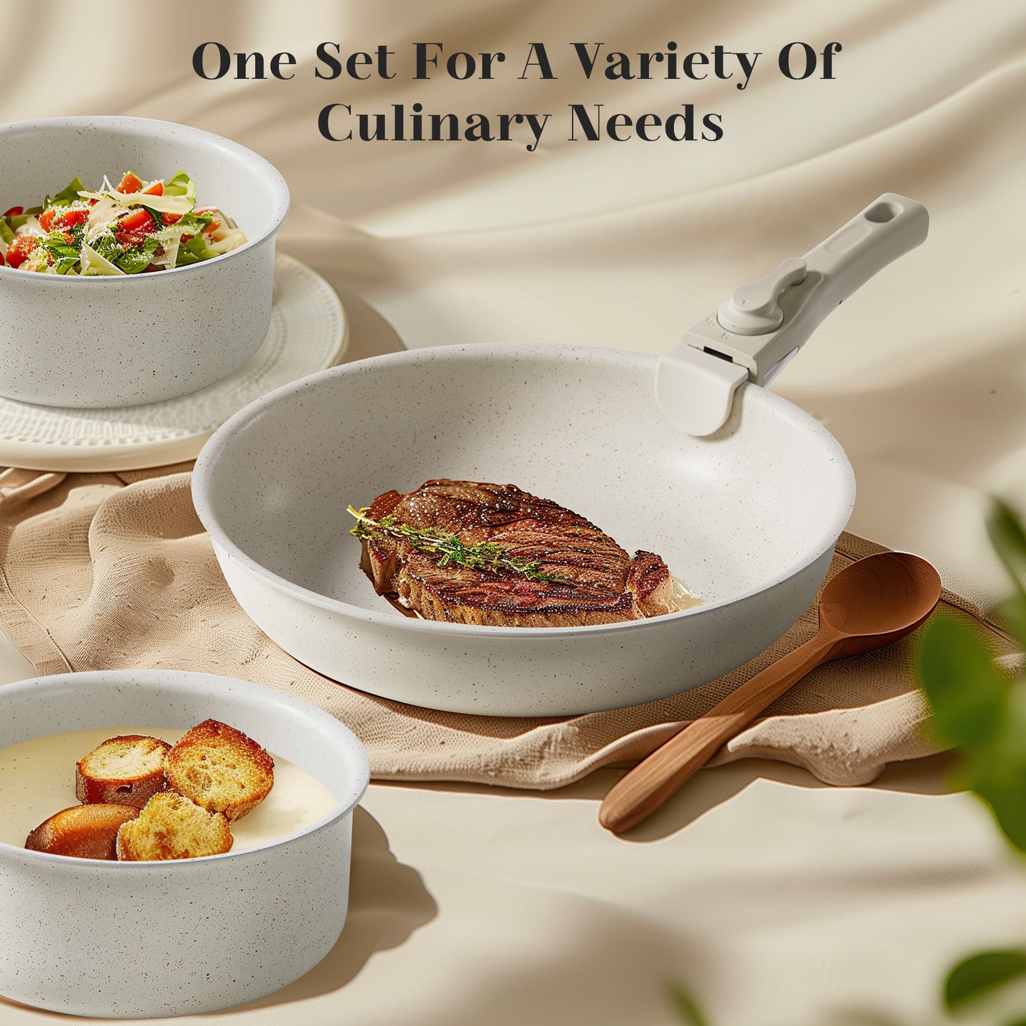 12 POTS And Pans Set, Non-stick Kitchen Cookware Set - Fast Shipping