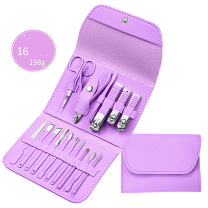 Pro Nail Care Kit – Clippers, Pliers, Knife & Ear Spoon