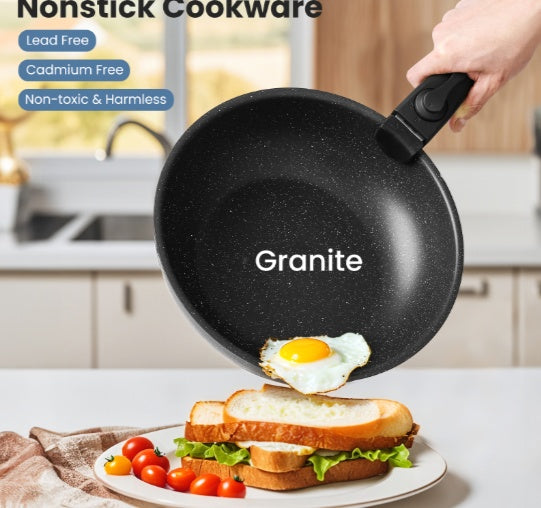 12 POTS And Pans Set, Non-stick Kitchen Cookware Set - Fast Shipping