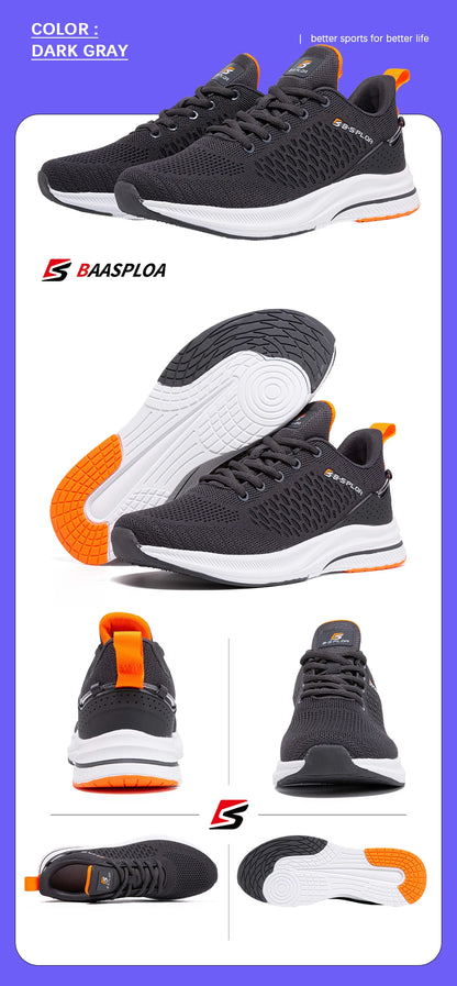 Baasploa Men's Lightweight Running Shoes - Best Outdoor Sneakers