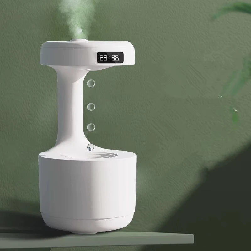 Water Drop Humidifier & Bluetooth Speaker with RGB LED Night Light - World Bazaar Life
