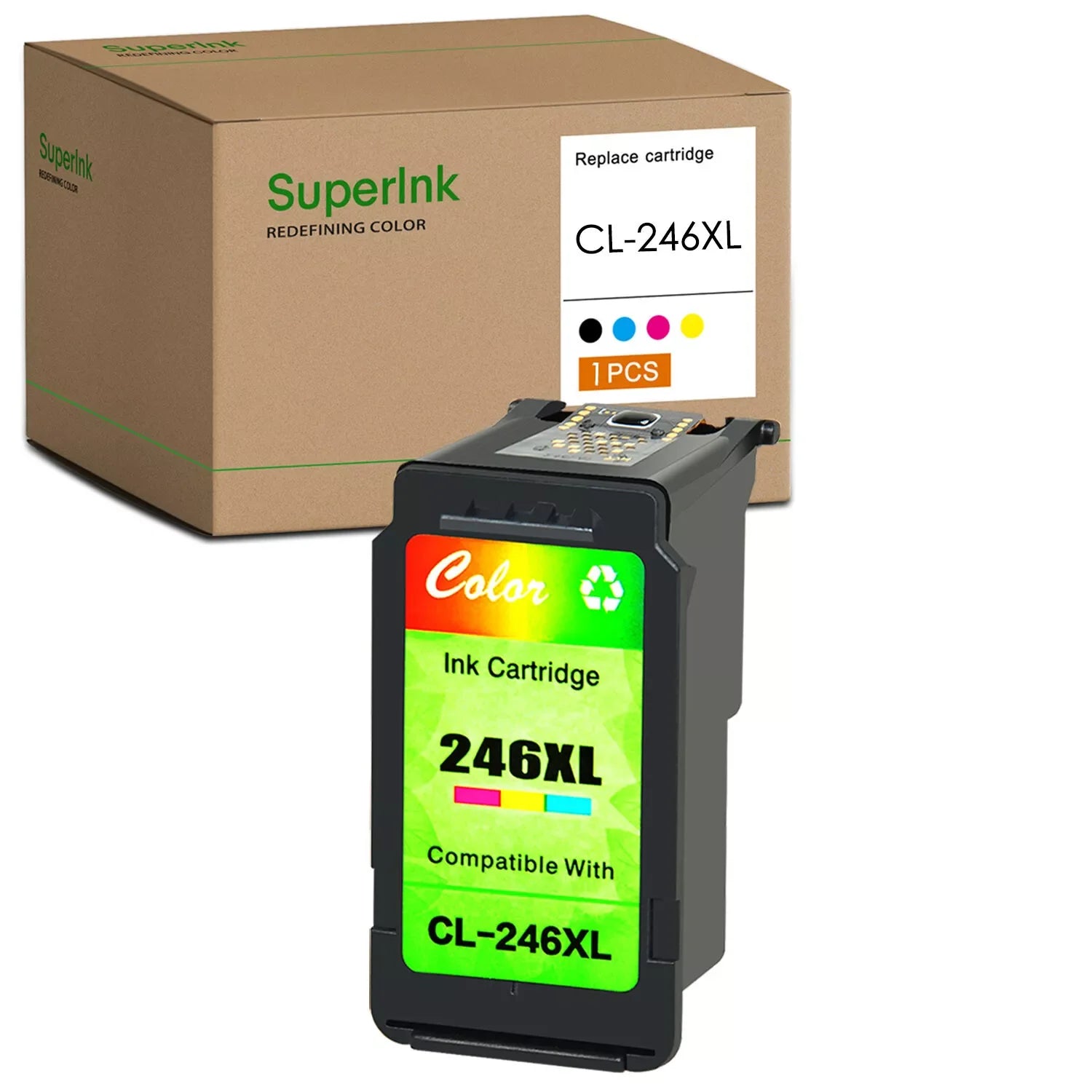Greencycle PG-245XL CL-246XL Ink Cartridge For Canon PIXMA MG2920 MG2522 MG2550 MX492 MX490 MG2525 MG2420 MG2922 iP2820 MG3020 - World Bazaar Life