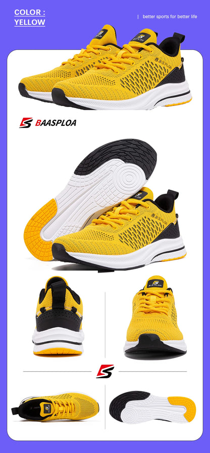 Baasploa Men's Lightweight Running Shoes - Best Outdoor Sneakers