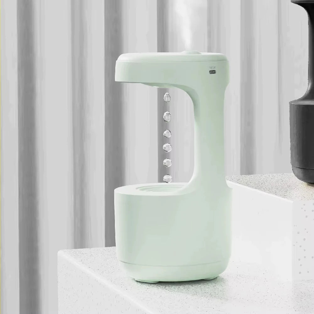 Water Drop Humidifier & Bluetooth Speaker with RGB LED Night Light - World Bazaar Life