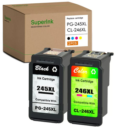 Greencycle PG-245XL CL-246XL Ink Cartridge For Canon PIXMA MG2920 MG2522 MG2550 MX492 MX490 MG2525 MG2420 MG2922 iP2820 MG3020 - World Bazaar Life