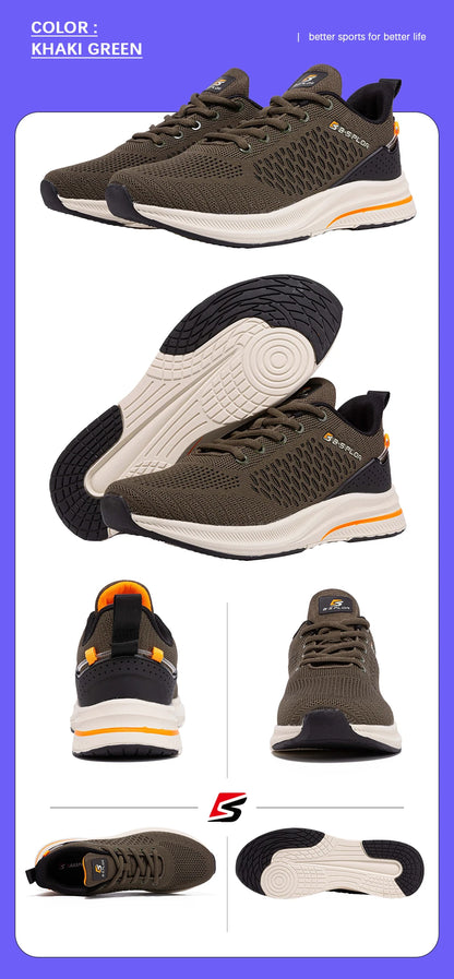 Baasploa Men's Lightweight Running Shoes - Best Outdoor Sneakers