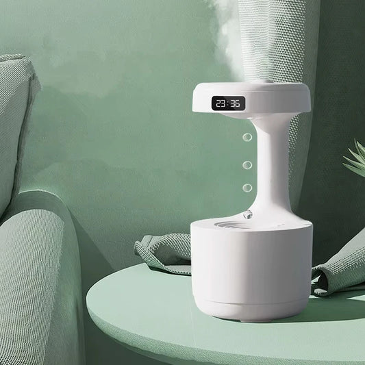 Water Drop Humidifier & Bluetooth Speaker with RGB LED Night Light - World Bazaar Life