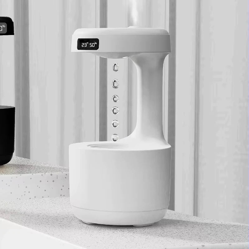 Water Drop Humidifier & Bluetooth Speaker with RGB LED Night Light - World Bazaar Life