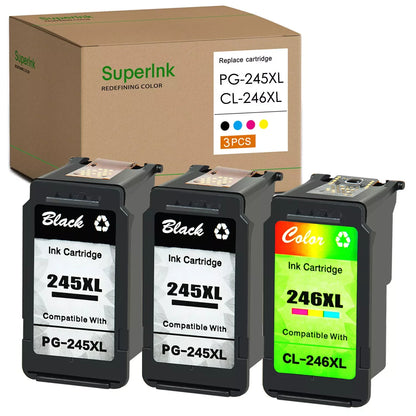 Greencycle PG-245XL CL-246XL Ink Cartridge For Canon PIXMA MG2920 MG2522 MG2550 MX492 MX490 MG2525 MG2420 MG2922 iP2820 MG3020 - World Bazaar Life
