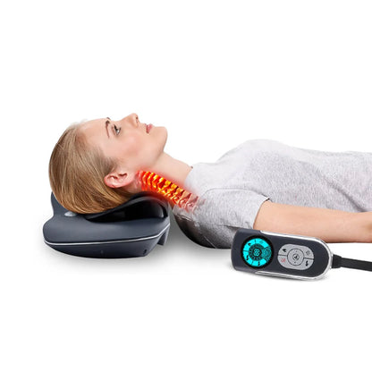 Drop Shipping Electric Multi-functional Heating Therapy Air Pump Neck Cervical Traction Device