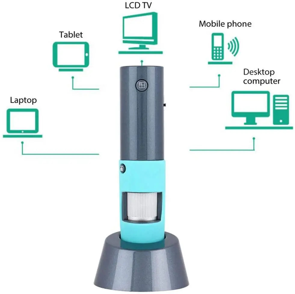 Wireless Scalp Hair Follicle Detector Camera Can Be Connect to Smart Phone, Tablet, PC