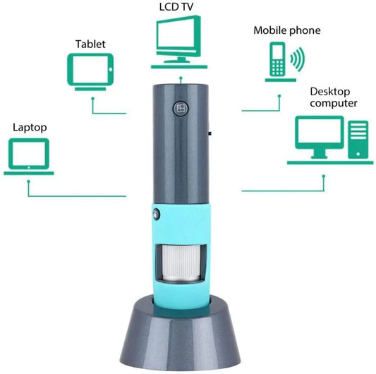 Wireless Scalp Hair Follicle Detector Camera Can Be Connect to Smart Phone, Tablet, PC