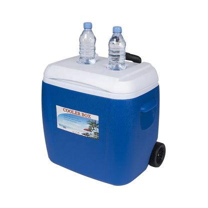 Factory Directly Provide Large Capacity Camping Plastic Have Stock 28AL OEM Ice Chest Plastic Cooler Box with Table