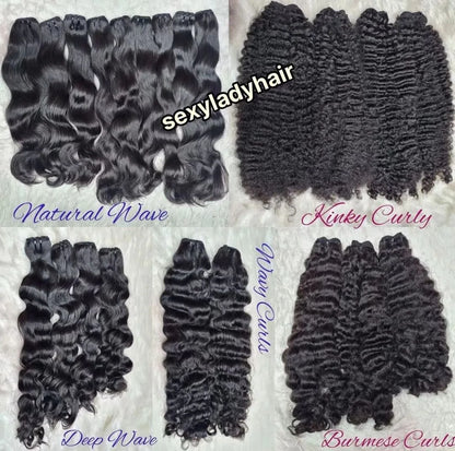 Fast US Delivery Cuticle Aligned Raw Human Hair Vietnamese Burmese Curly Hair Burmese Hair Factory Price Wholesale