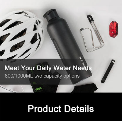 Stainless Steel Thermal Bottle - 2 Lids, Straw & Portable-World Bazaar Life