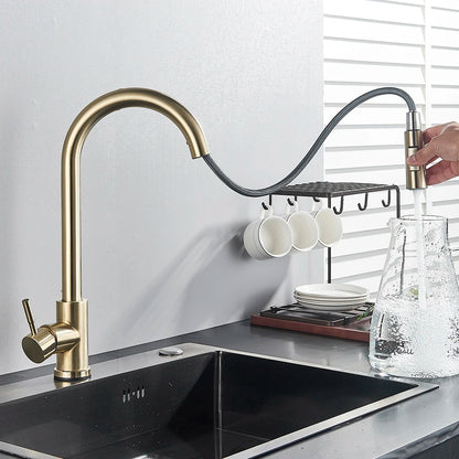 Pull-Out Sensor Black Kitchen Faucet Touch Control Mixer Tap - World Bazaar Life