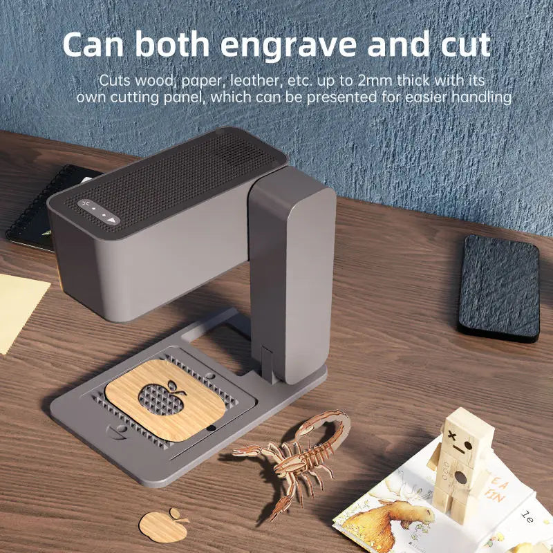 Hot Selling Mr Carve C1 5w Portable 80*80mm CNC Laser Engraving Machine Wood Plastic Bamboo Leather Laser Mini Marking Machines