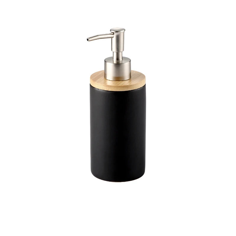 UNTIOR 3PCS Ceramic Bathroom Accessories Set Fashion Soap Dispenser Toothbrush Holder Tumbler Ceramic Household Bathroom Product-World Bazaar Life