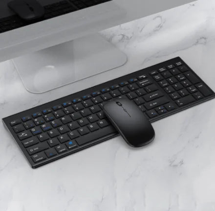 Multi-Device Wireless Keyboard and Mouse Set  Wireless Daul Model Keyboard Mouse Comb for Laptop PC Pad