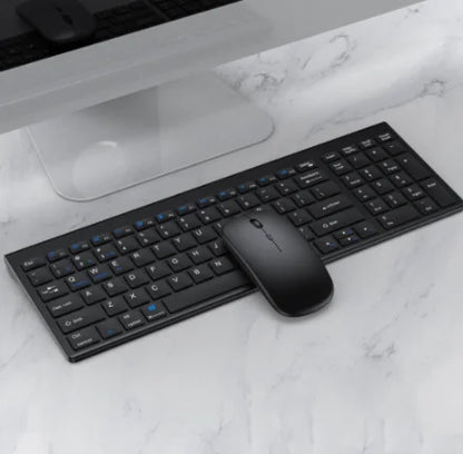 Multi-Device Wireless Keyboard and Mouse Set  Wireless Daul Model Keyboard Mouse Comb for Laptop PC Pad