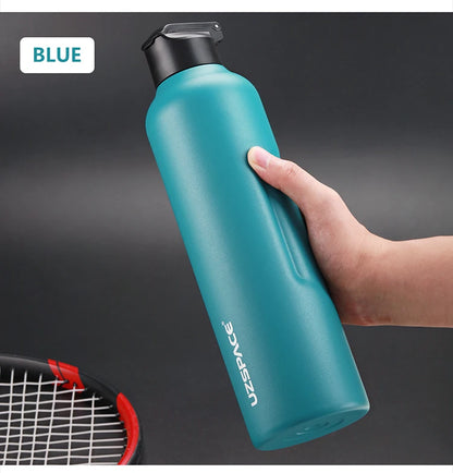 Stainless Steel Thermal Bottle - 2 Lids, Straw & Portable-World Bazaar Life