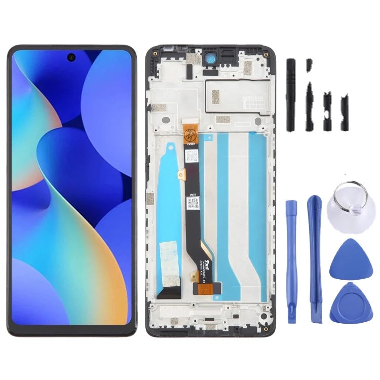 For Tecno Spark 10 Pro KI7 OEM LCD Screen Digitizer Full Assembly With Frame Mobile Phone LCD Display