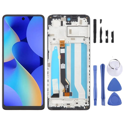 For Tecno Spark 10 Pro KI7 OEM LCD Screen Digitizer Full Assembly With Frame Mobile Phone LCD Display